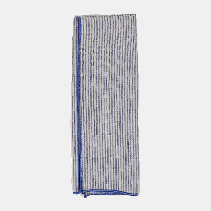 Morihata International Japanese Kitchen Towels in Striped Linen, 3