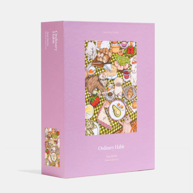 Ordinary Habit 100 Piece Puzzle - Christmas Pink House by Maja