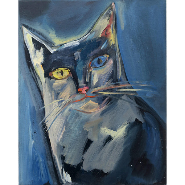Original Artwork: David Bowie Cat by Eve Ackroyd – Collyer's Mansion