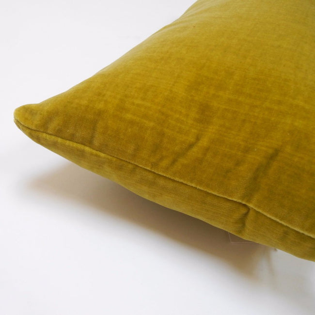 Chartreuse Velvet Pillow, lumbar, Pillow, Collyer's Mansion, Collyer's Mansion - Collyer's Mansion