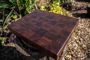 Checkered End Grain Cutting Board - CB06