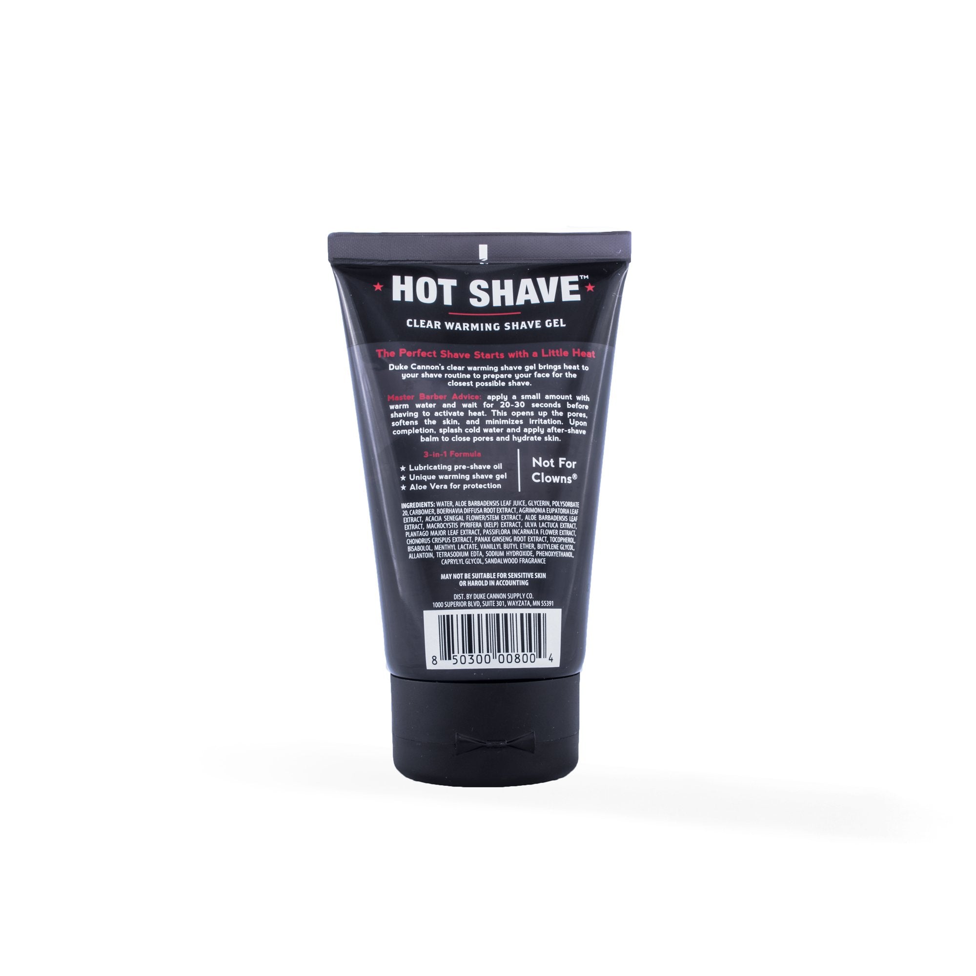 Hot Shave Clear Warming Shave Gel The Bathe Store