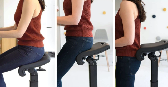 Adjustable height ergonomic seating