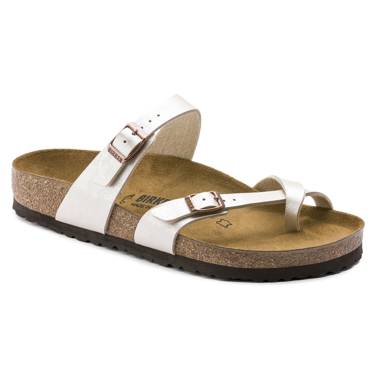 white pearl birkenstocks