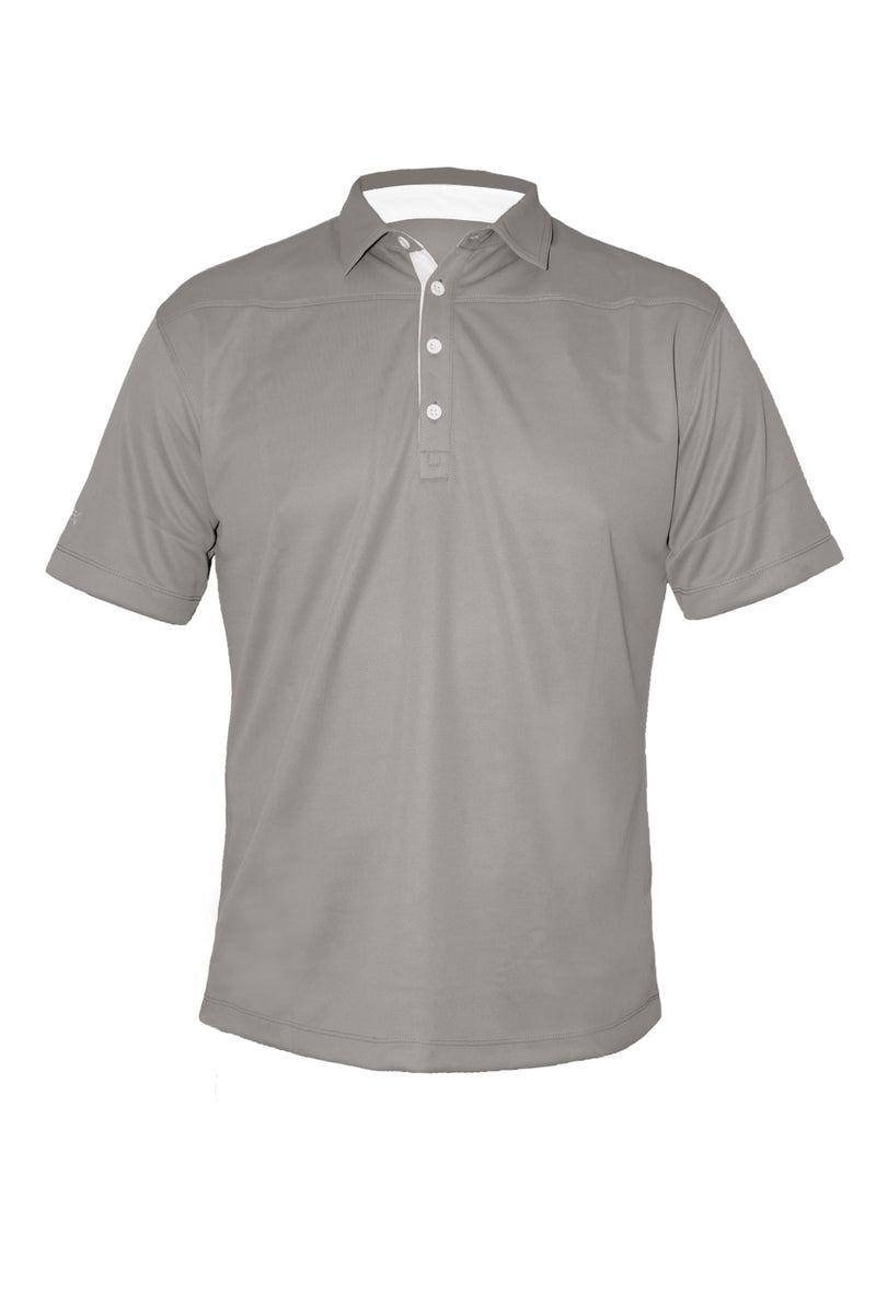 Tech Shirt 2 - Grey - Cool Dry - Moisture Managed - Fitted – Stromberg Golf