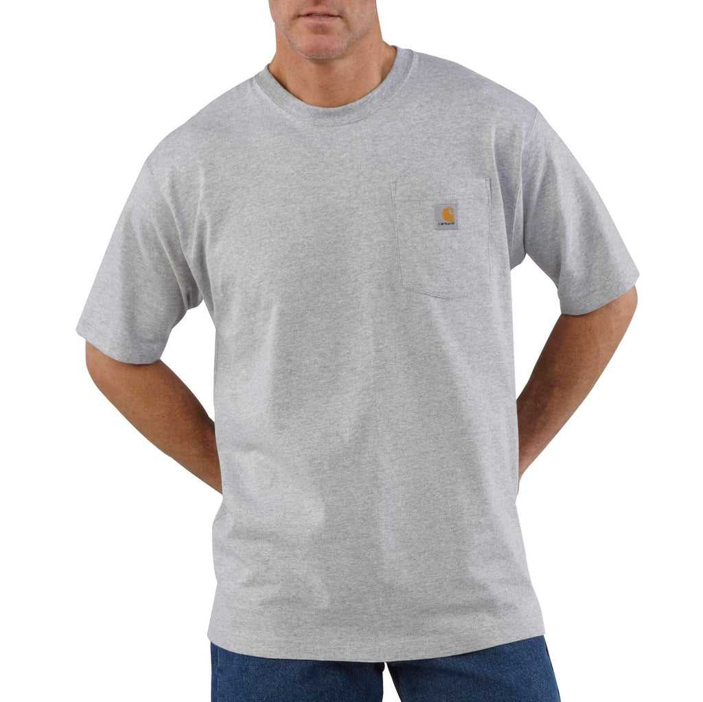 Carhartt Men's Loose Fit Heavyweight Jade Short-Sleeve Pocket T-Shirt
