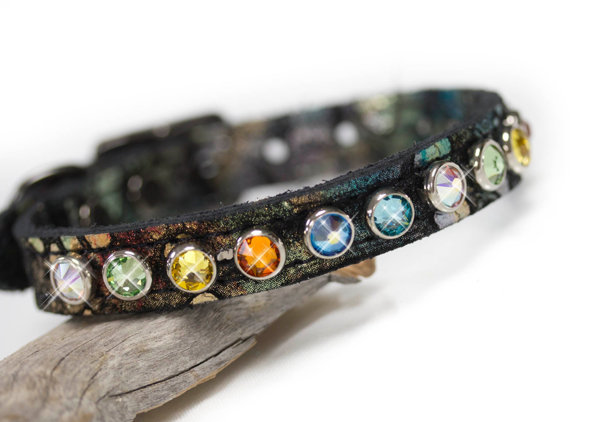 Rainbow Crystal Collar