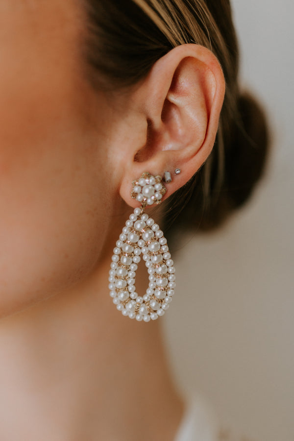 Harper Pearl Drop Earrings