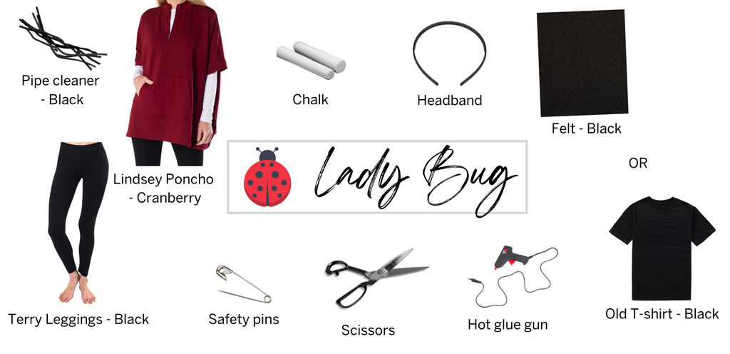 DIY Lady Bug halloween costume