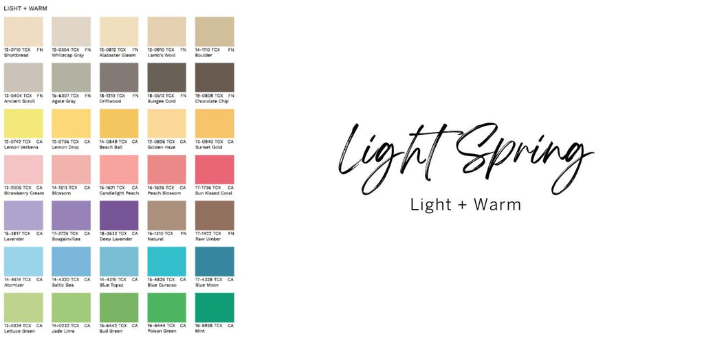 Light spring colour analysis