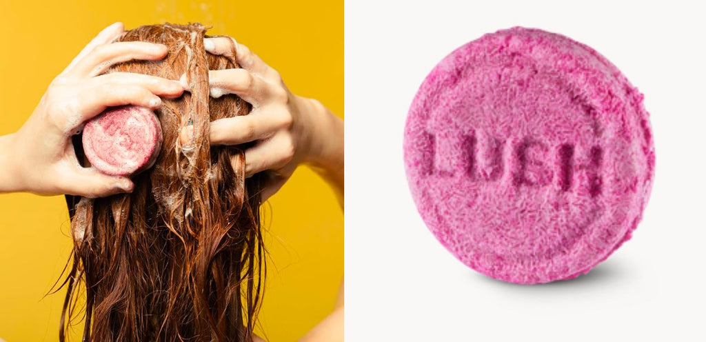 Lush shampoo bar