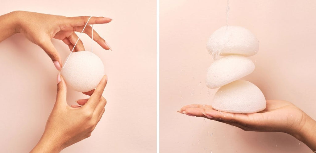 Eco-friendly loofah. Konjac sponge