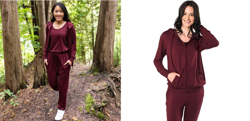 Women's Lounge Bundle jogger set from Terrera made of bamboo.