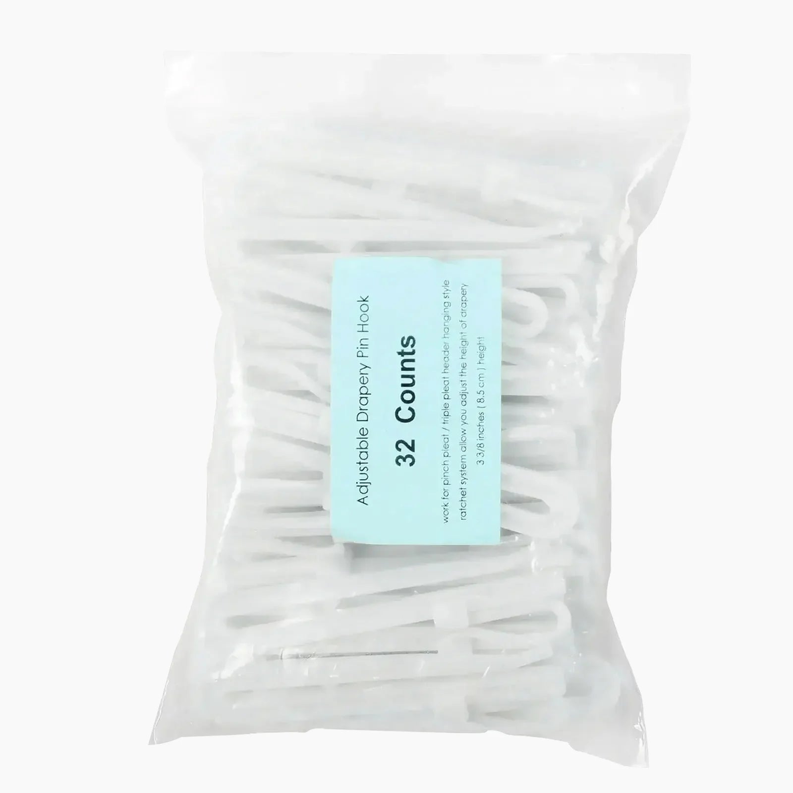 32-Pack of Adjustable Pin Hooks