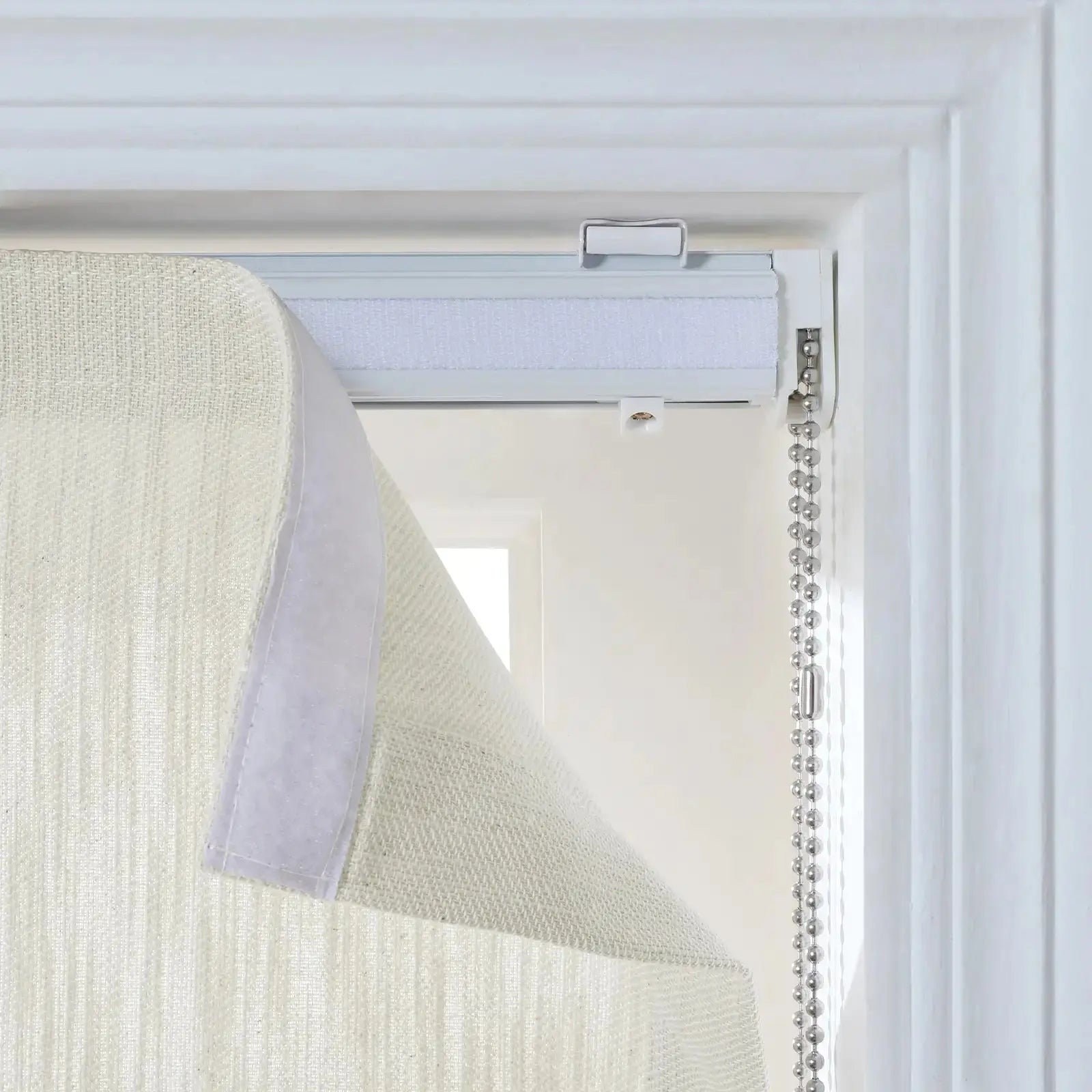 Thumbnail of Cloe Cotton Blend Roman Shade Cord Lift