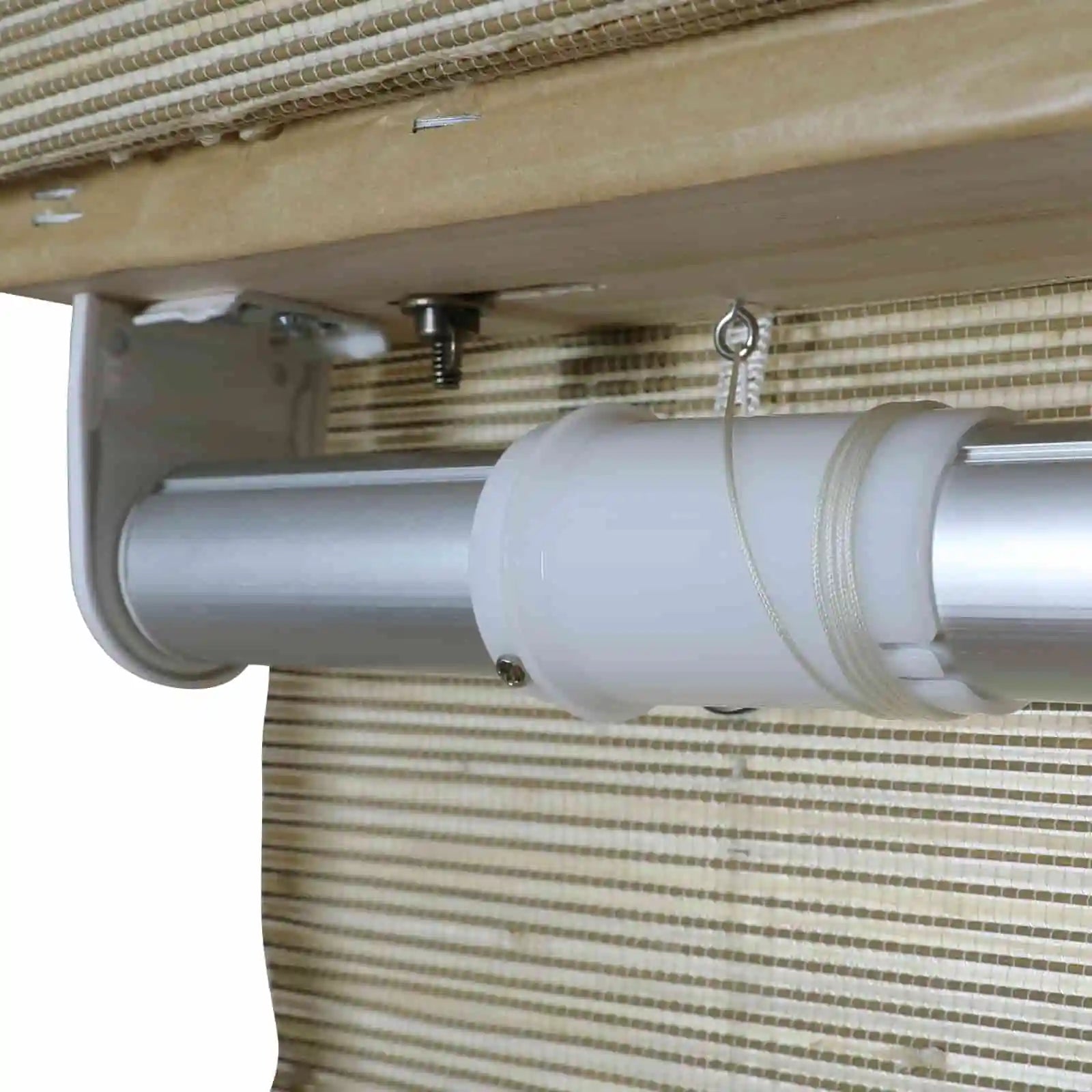 Series P Motorized Bamboo Woven Window Shades by Rae