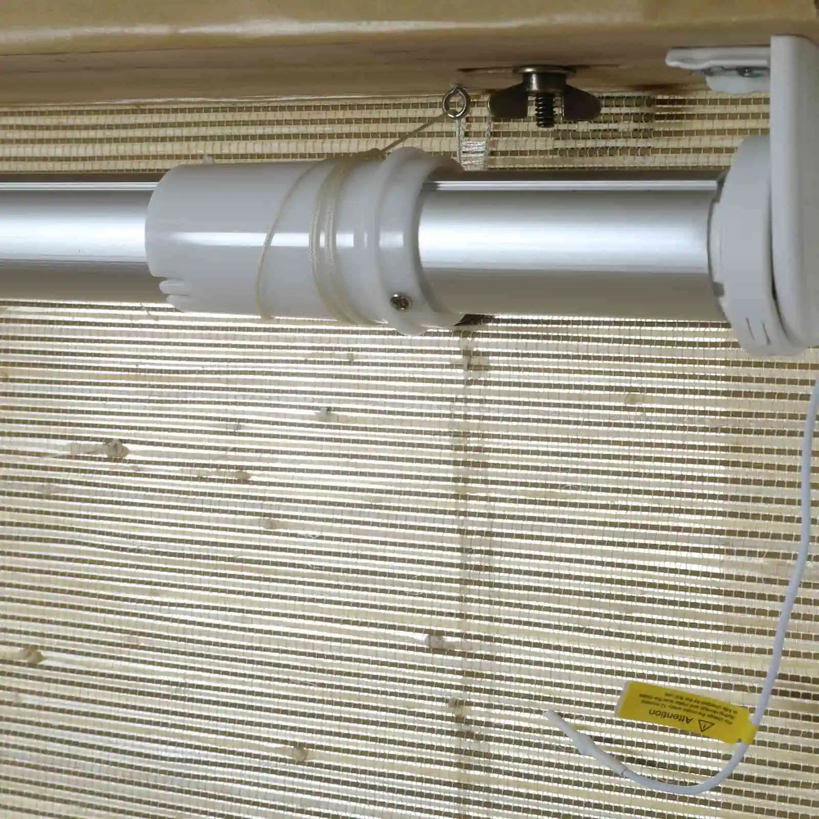 Series P Motorized Bamboo Woven Window Shades by Rae