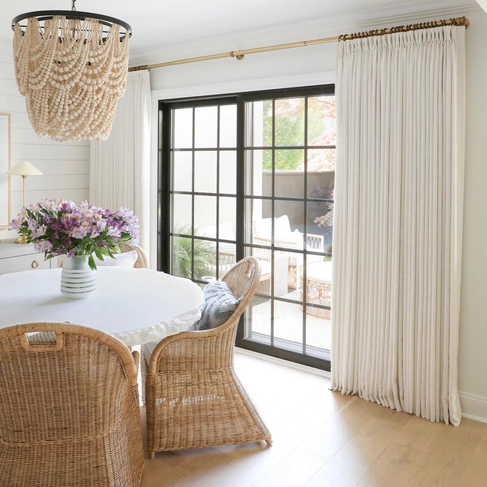 Liz Linen Drape Pleated