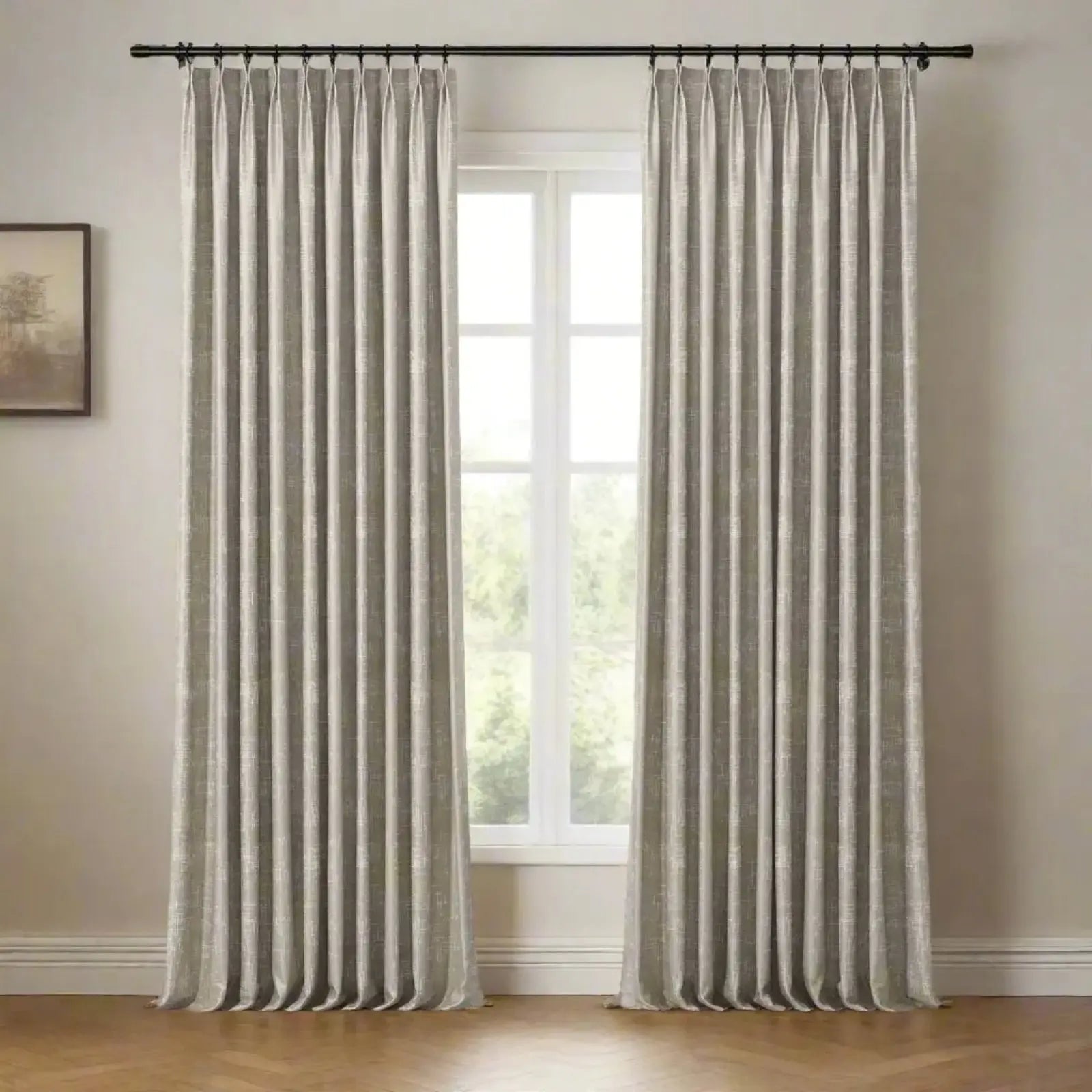 Thumbnail of Lydia Fence Jacquard Curtain Pleated - Serie K