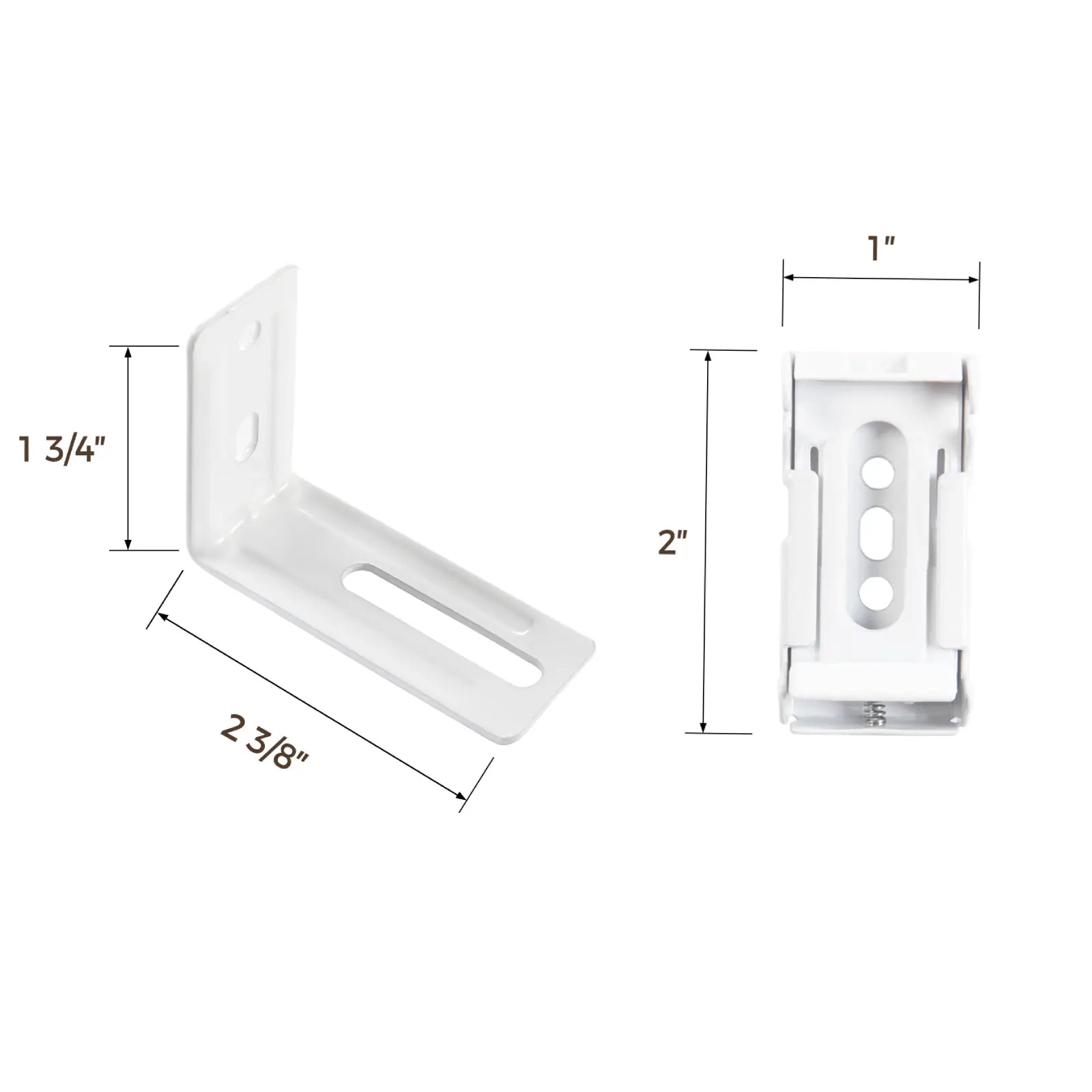 Thumbnail of Plain Cordless Roman Shade Bracket Sets (Pack of 2)
