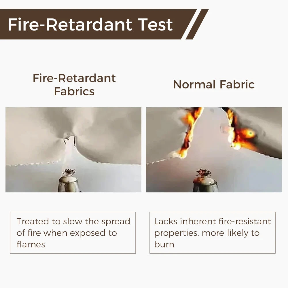 Pleated REGAL Curtain with Fireproof and Flame Retardant Properties