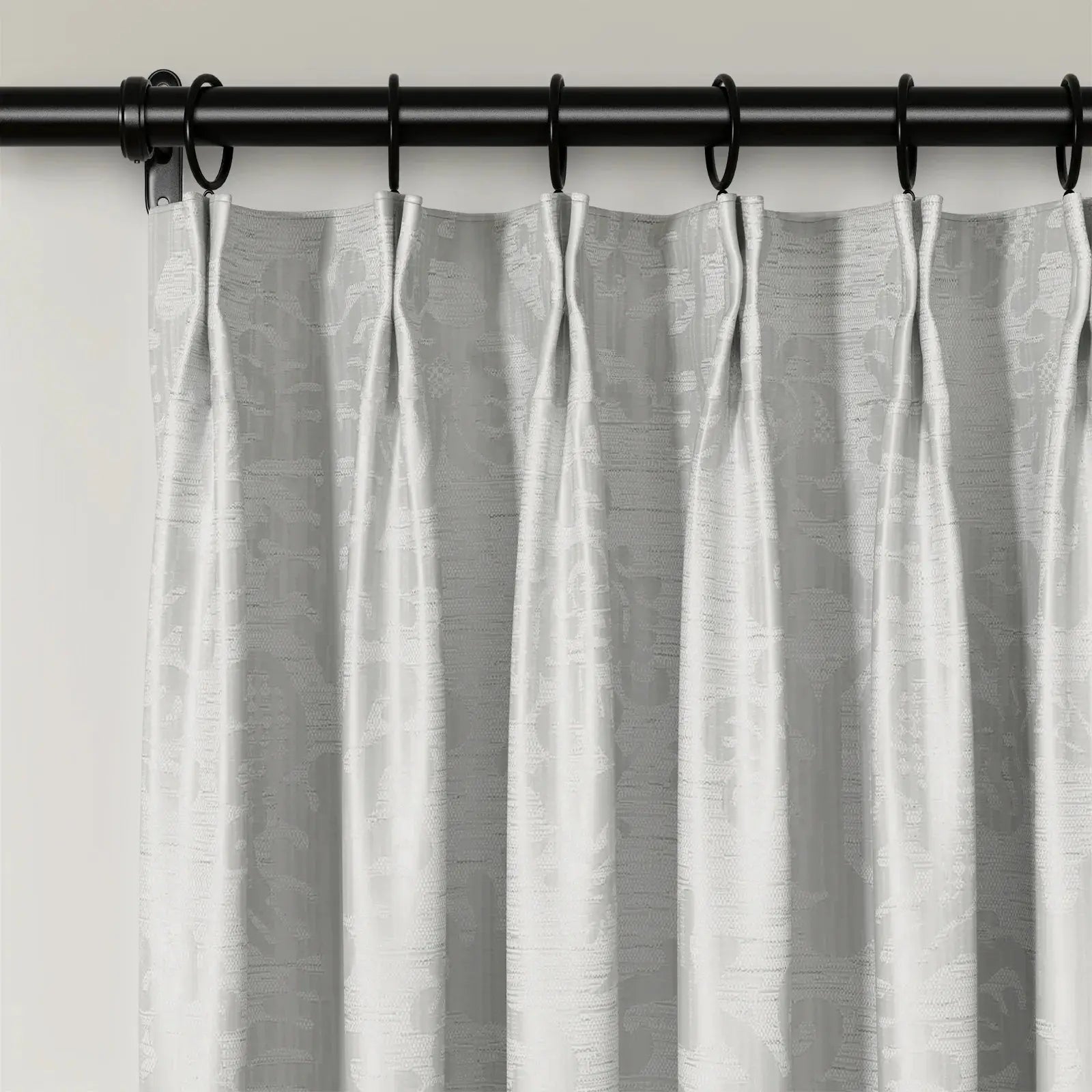 Thumbnail of Lydia Vine Jacquard Curtain Pleated - Serie E
