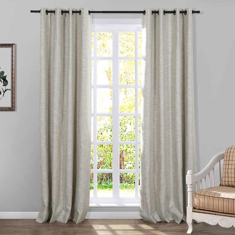 Jawara Luxury Custom Linen Cotton Curtain Grommet