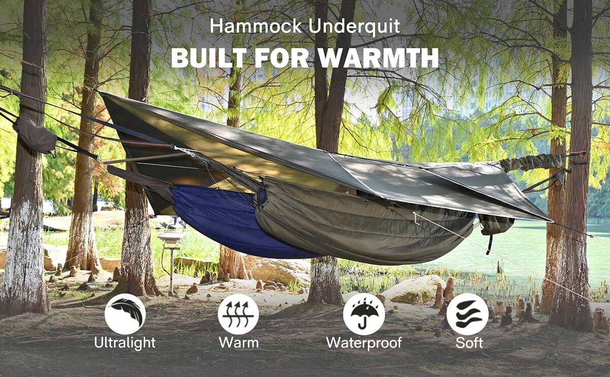 Hammock Underquilt and Blanket Combo