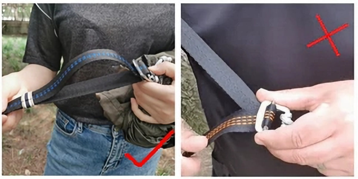 How to set up the tree straps correctly? | onewind outdoors