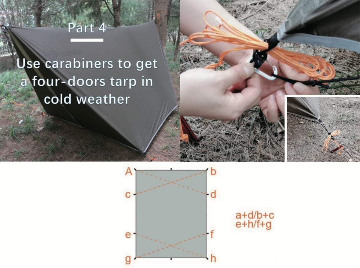 Tarp Setup Instructions Step 5 | onewind outdoors