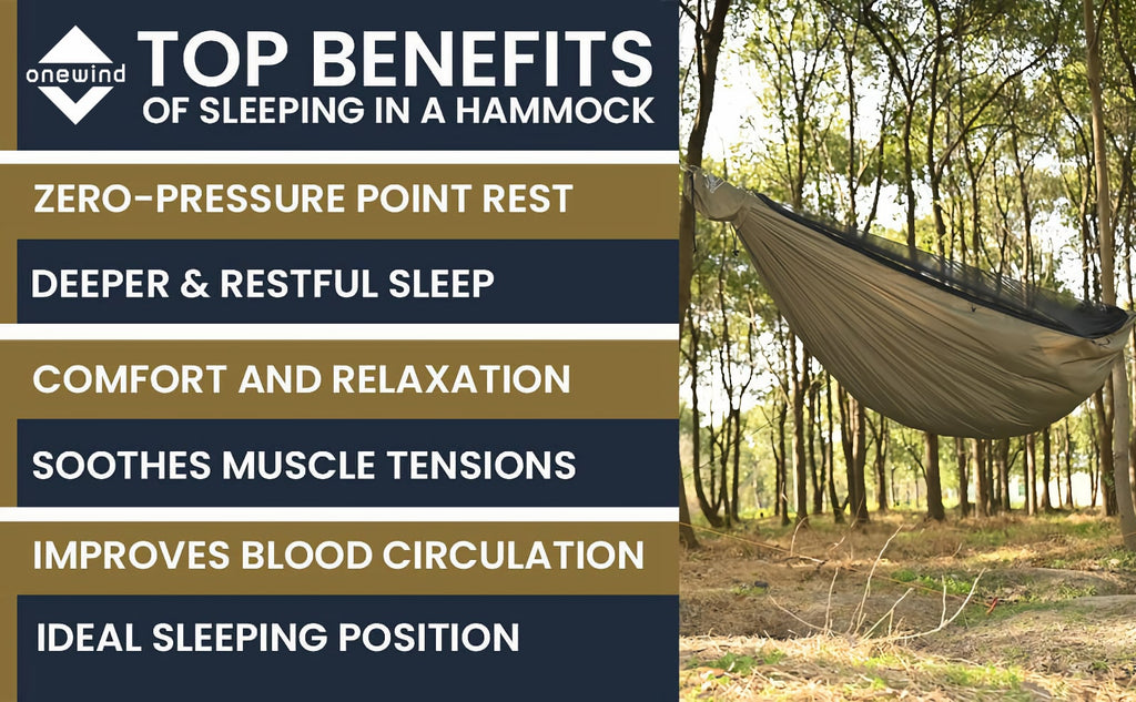 Top Benefits of Sleeping in A Camping Hammock | Onewind outdoors