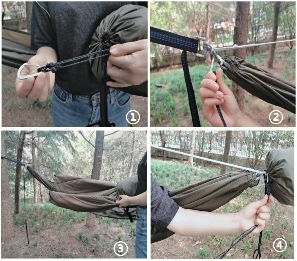 How to Setup hammock underquilt Instructions | Onewind outdoors