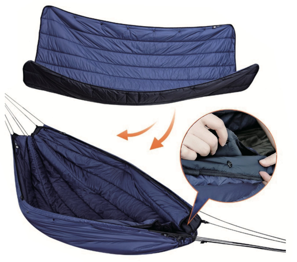 Easy to Setup hammock underquilt blanket winter | Onewind outdoors