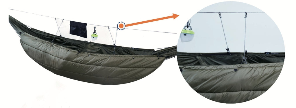 Adjusters for Camping hammock underquilt | Underquilt Accessories | Onewind outdoors