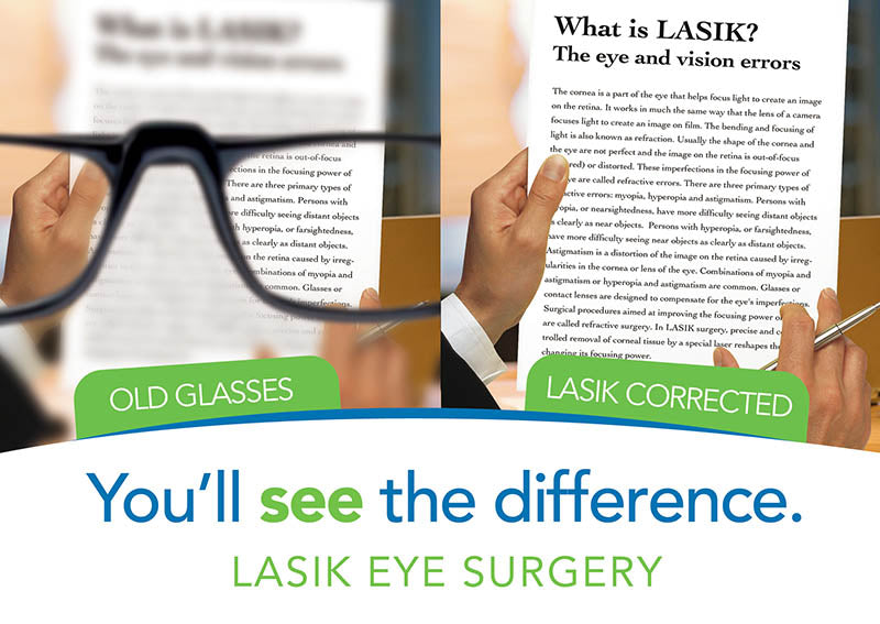 Eye Care Center Glasses Marketing