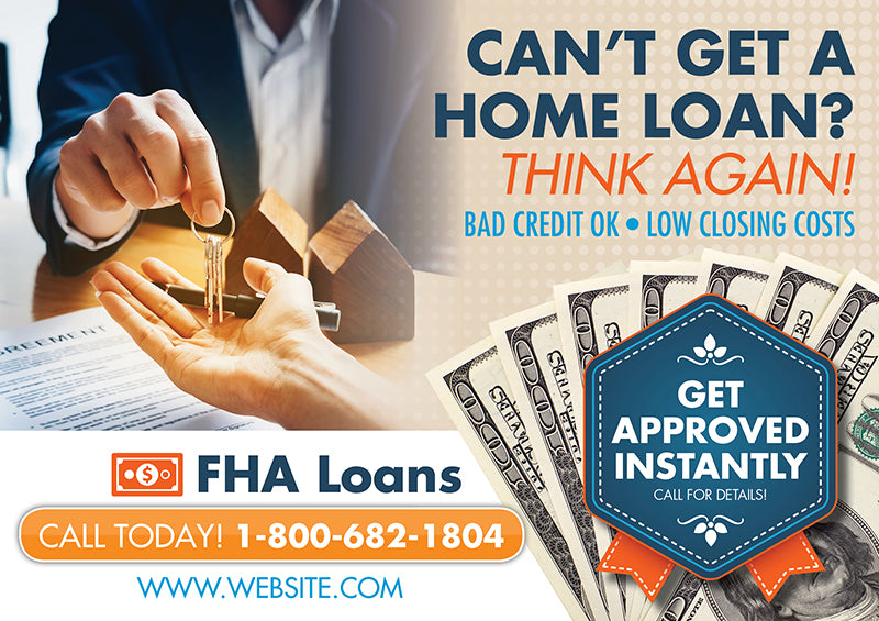 FHA Loan Mortgage Advertisement Sample