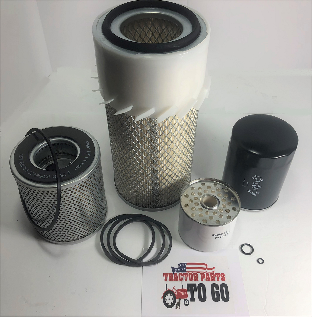 CFKIT Maintenance Filter Kit Compatible with Kubota L4060 HST Compact  Tractors w/ V2403 Diesel Engine