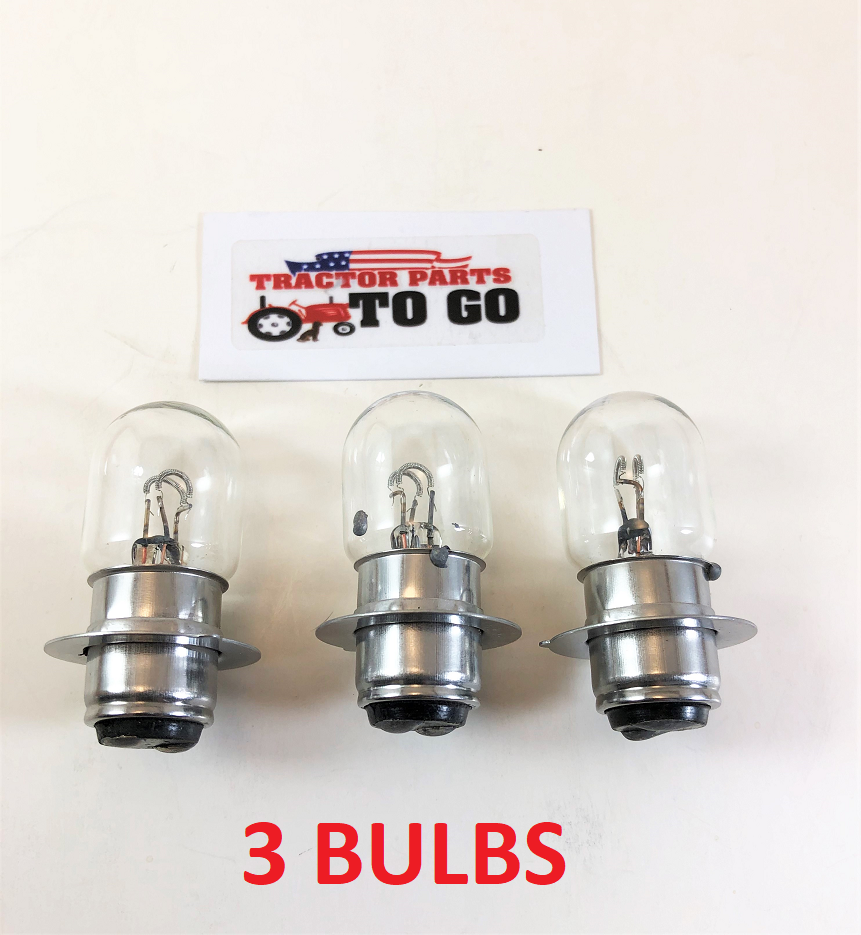 Kubota Headlight Bulbs 3 Bulbs L2600 34070 99010 Tractor Parts To Go