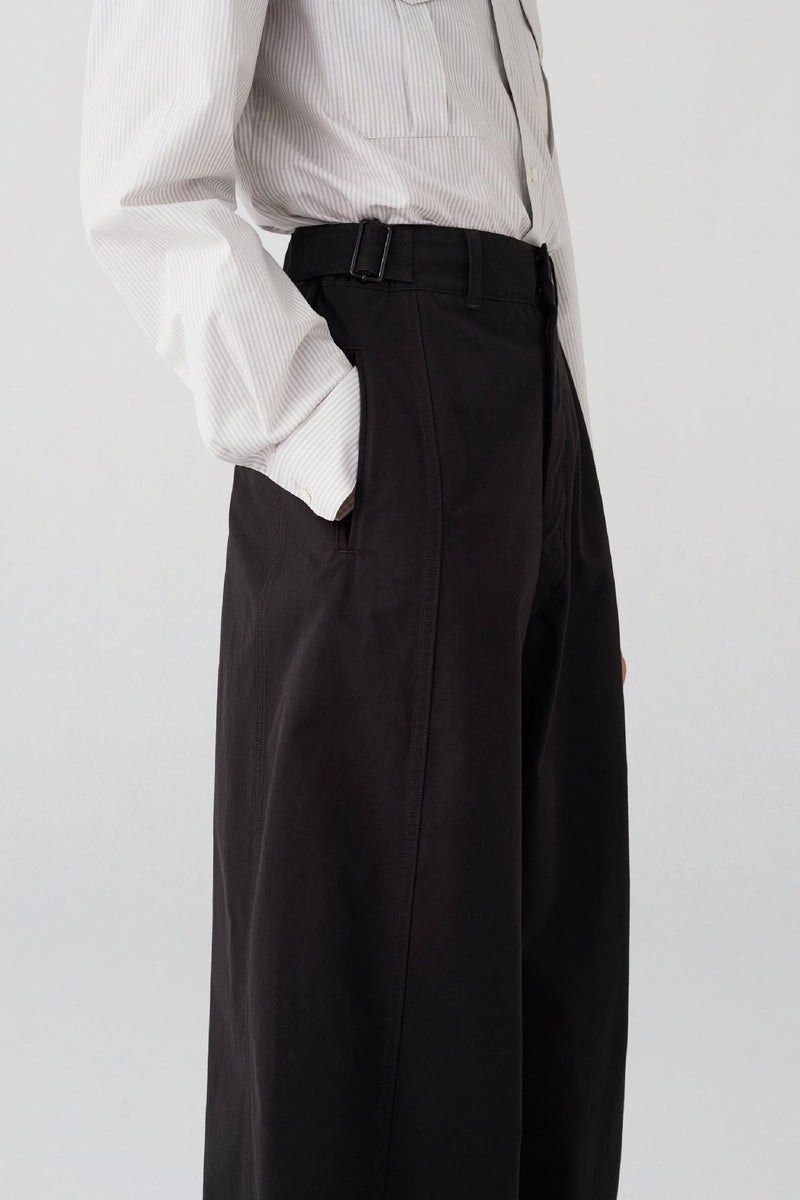 サイズ46【LEMAIRE】LARGE PANTS BLACK