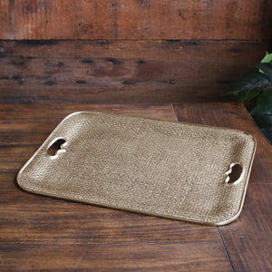 Sierra Modern Nassau Extra Large Gold Tray - Tallokas Road