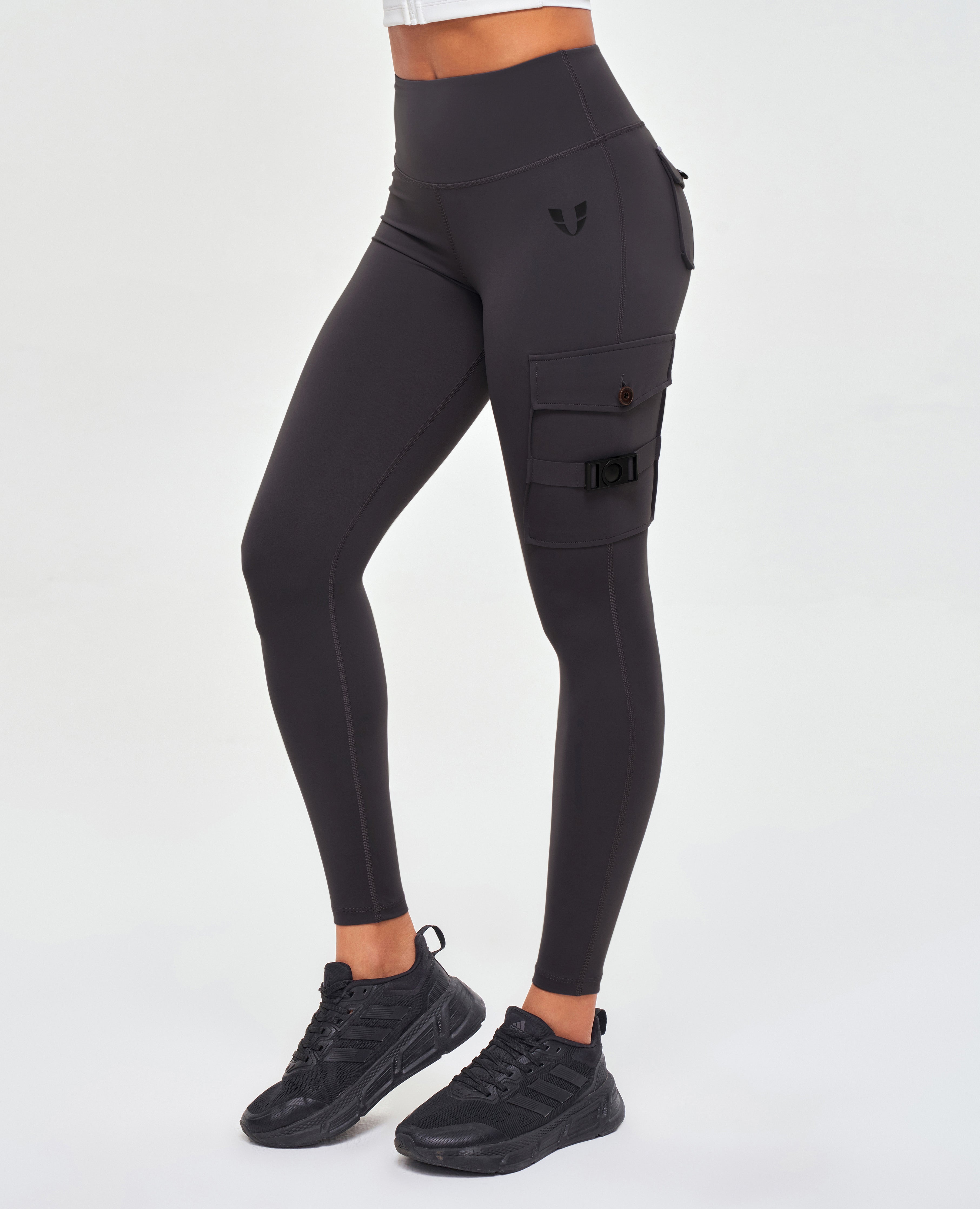 Gym Leggings with Pockets Black, Activewear