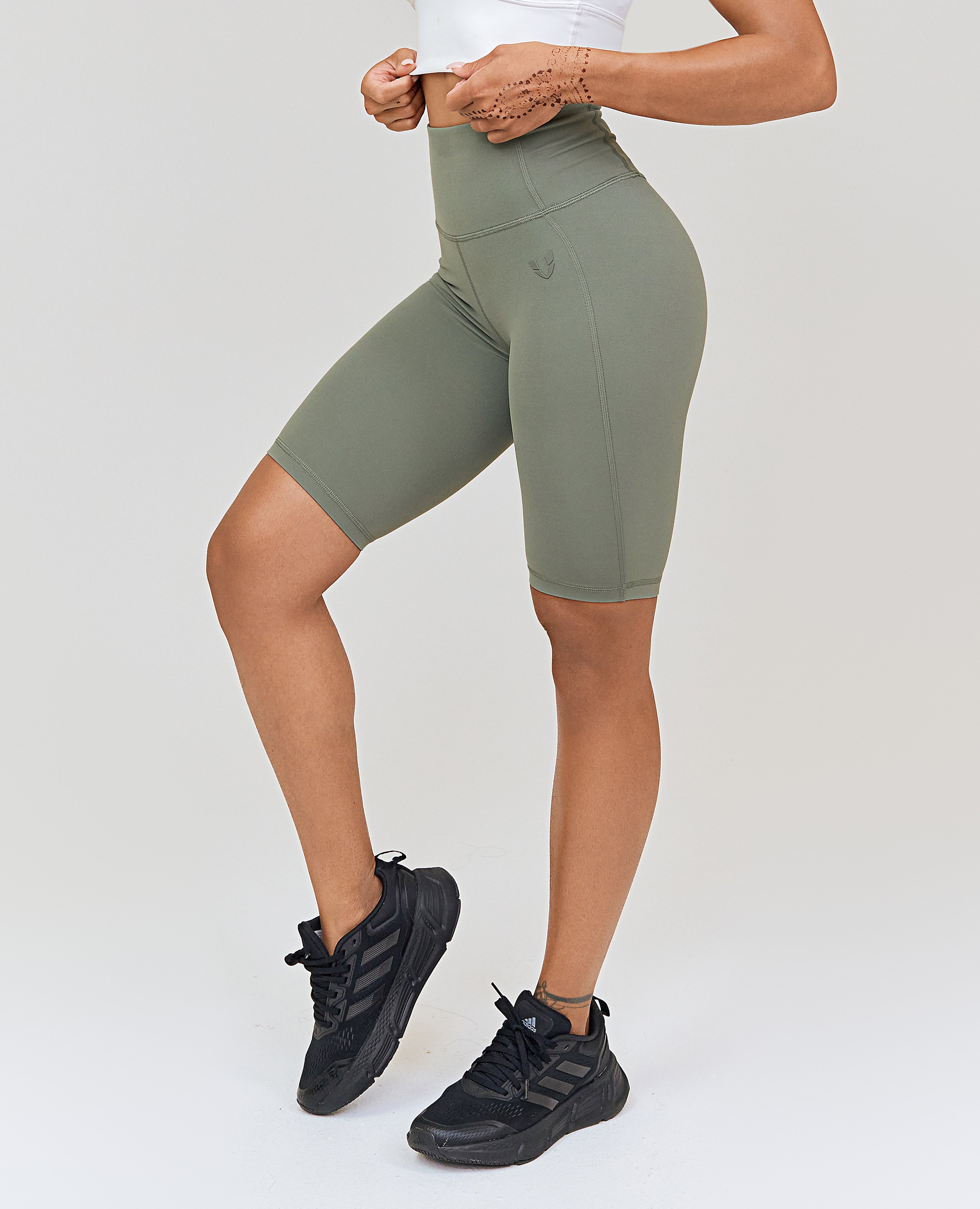 BORIFLORS Women's Sexy Workout Gym Biker Elastic Waist Booty Shorts, X-Small,Black  at  Women's Clothing store