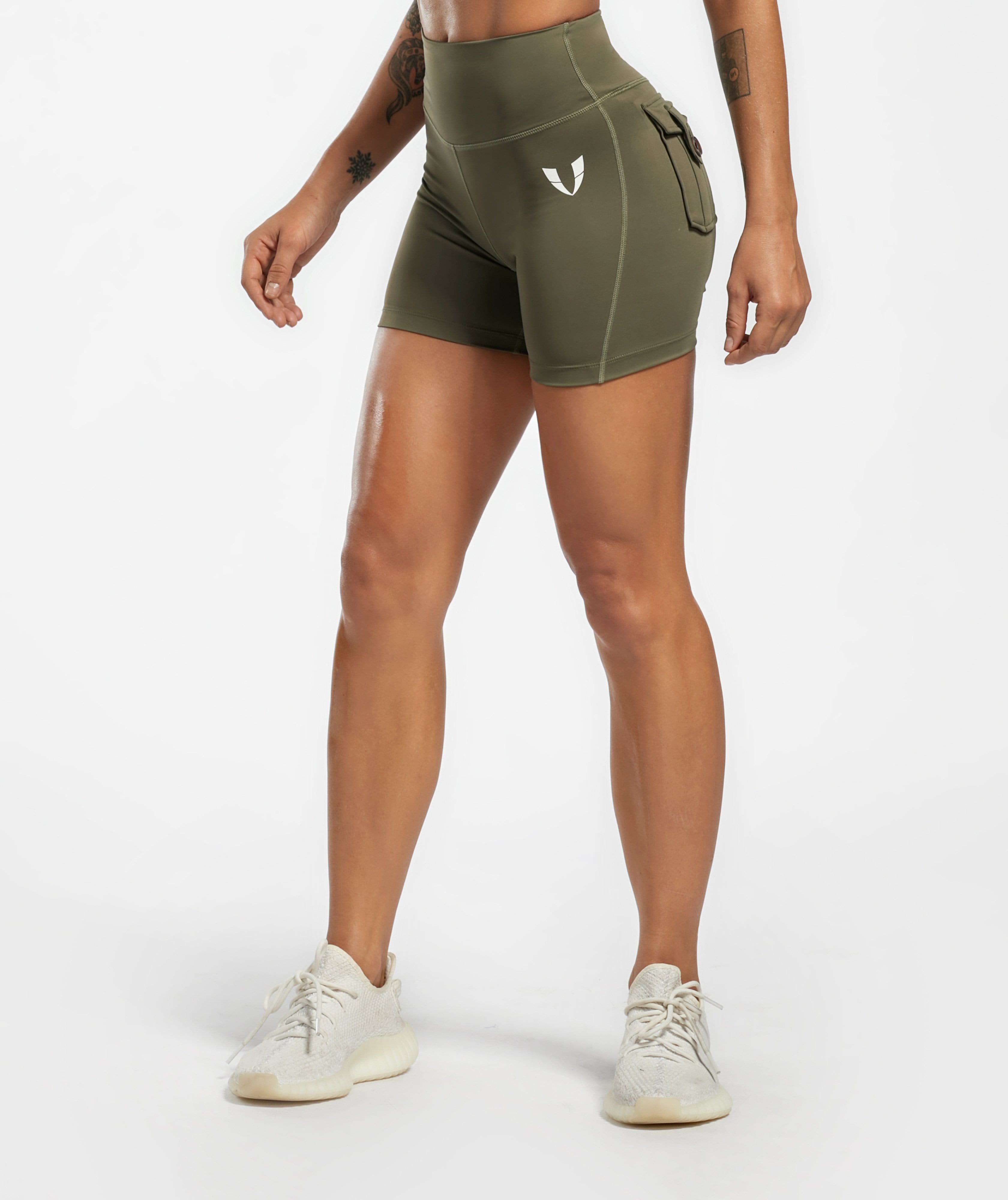 Firmabs Cargo Short Shorts - Olive | FIRM ABS | Reviews on Judge.me
