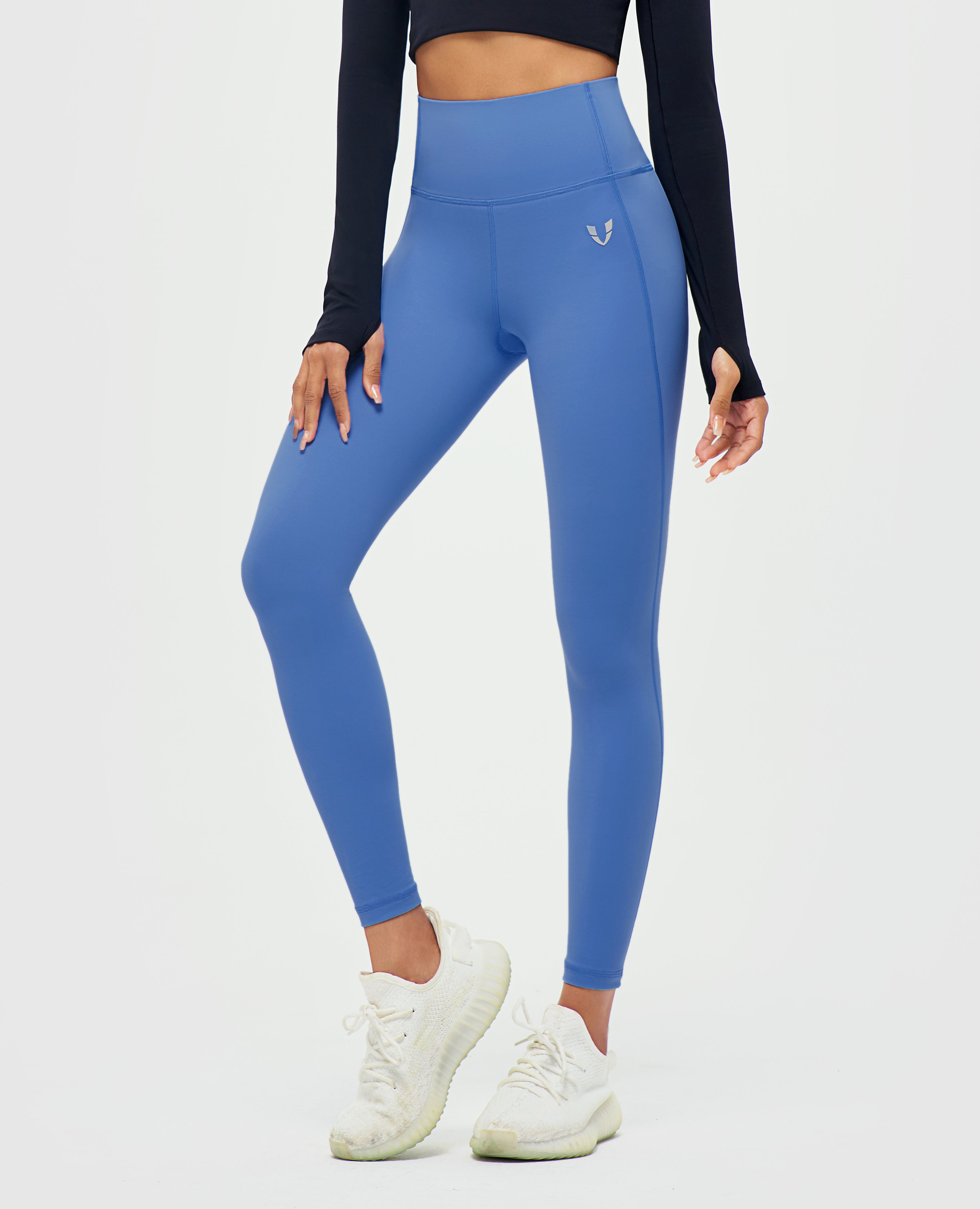 Rarp-ID Women Navy Blue Compression Yoga Leggings - Performance Fabric —  Rarp-ID Fitness