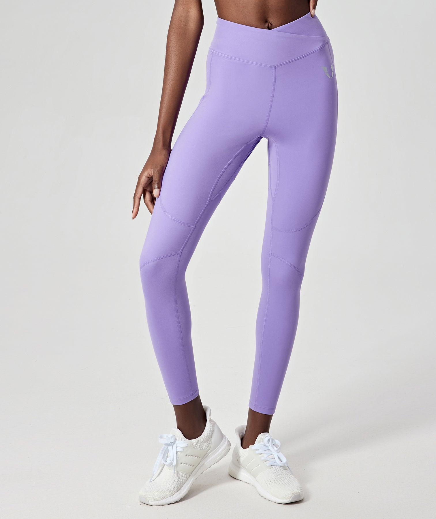 POP Fit Women's Full Length Pocket Athletic Leggings EJ1 Purple Medium NWT