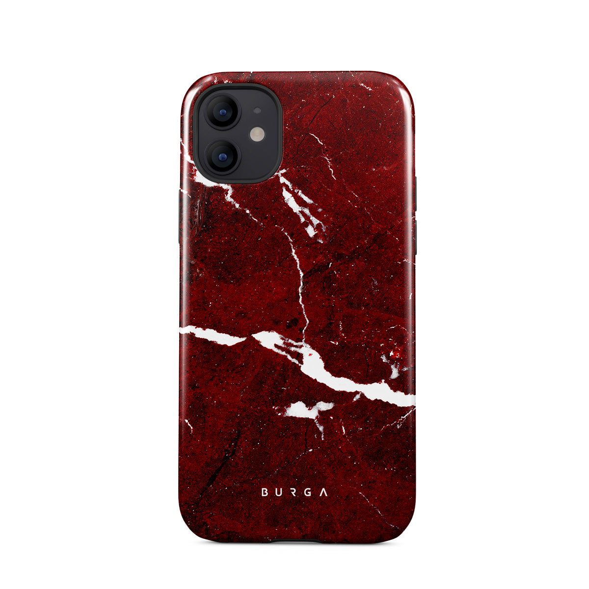 Photos - Case BURGA Iconic Red Ruby - Marble iPhone 12 , Tough / N/A MB03IP12TH 
