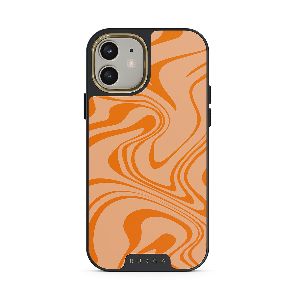 Photos - Case BURGA High Vibrations - Color Swirl iPhone 12 , Elite / Gold NO02ELIP12EL-da 