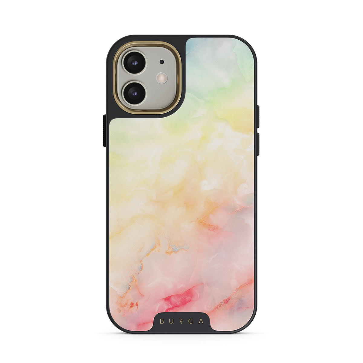 Photos - Case BURGA New Flame - Rainbow iPhone 12 , Elite  / Gold RL08ELIP12EL-da (MagSafe)