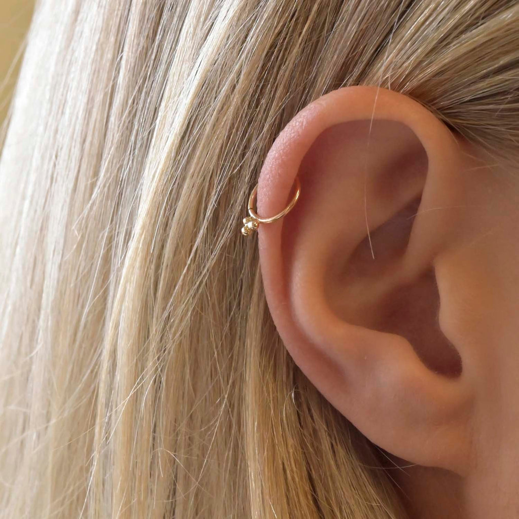 JEWSEEN 9K Gold Cartilage Earrings 16g Cartilage India | Ubuy