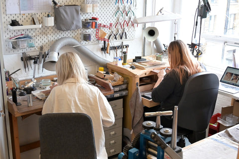 Emma and Rachel Wild Fawn Jewellery Workshop